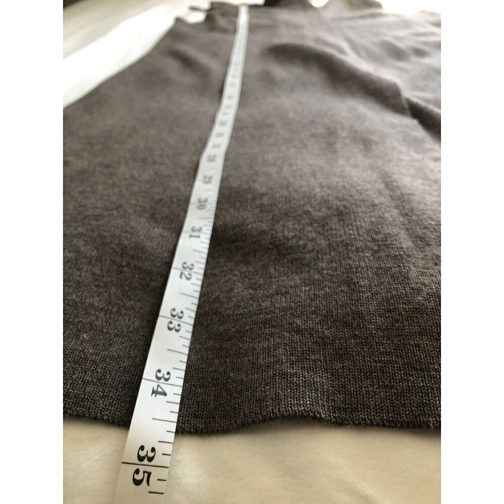 St. Tropez Women's Sleeveless Duster Cardigan S Brown Merino Wool Blend Coastal - Picture 7 of 7